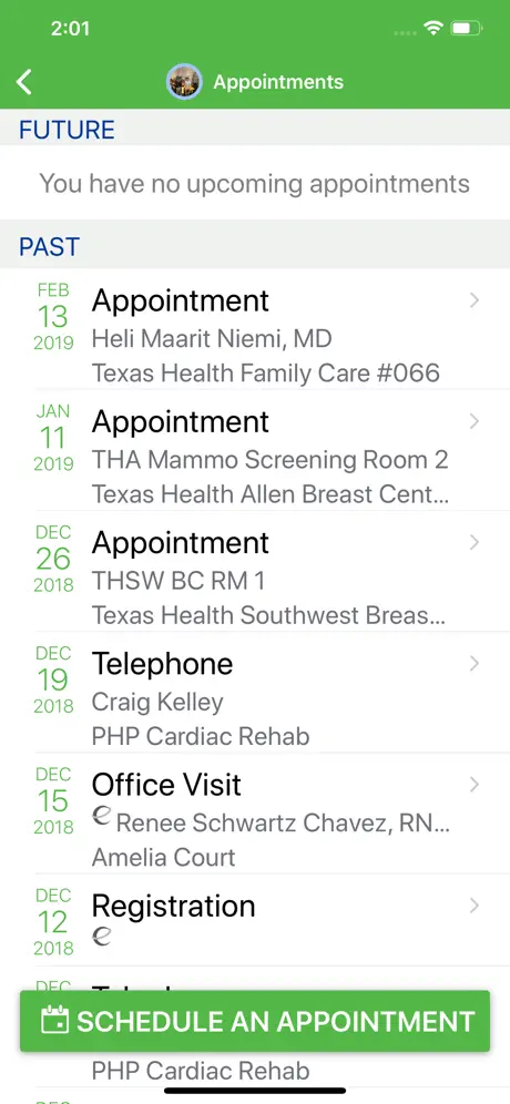 Texas Health MyChart