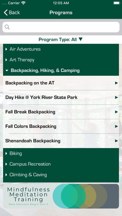 Screenshot #2 pour William & Mary Wellness