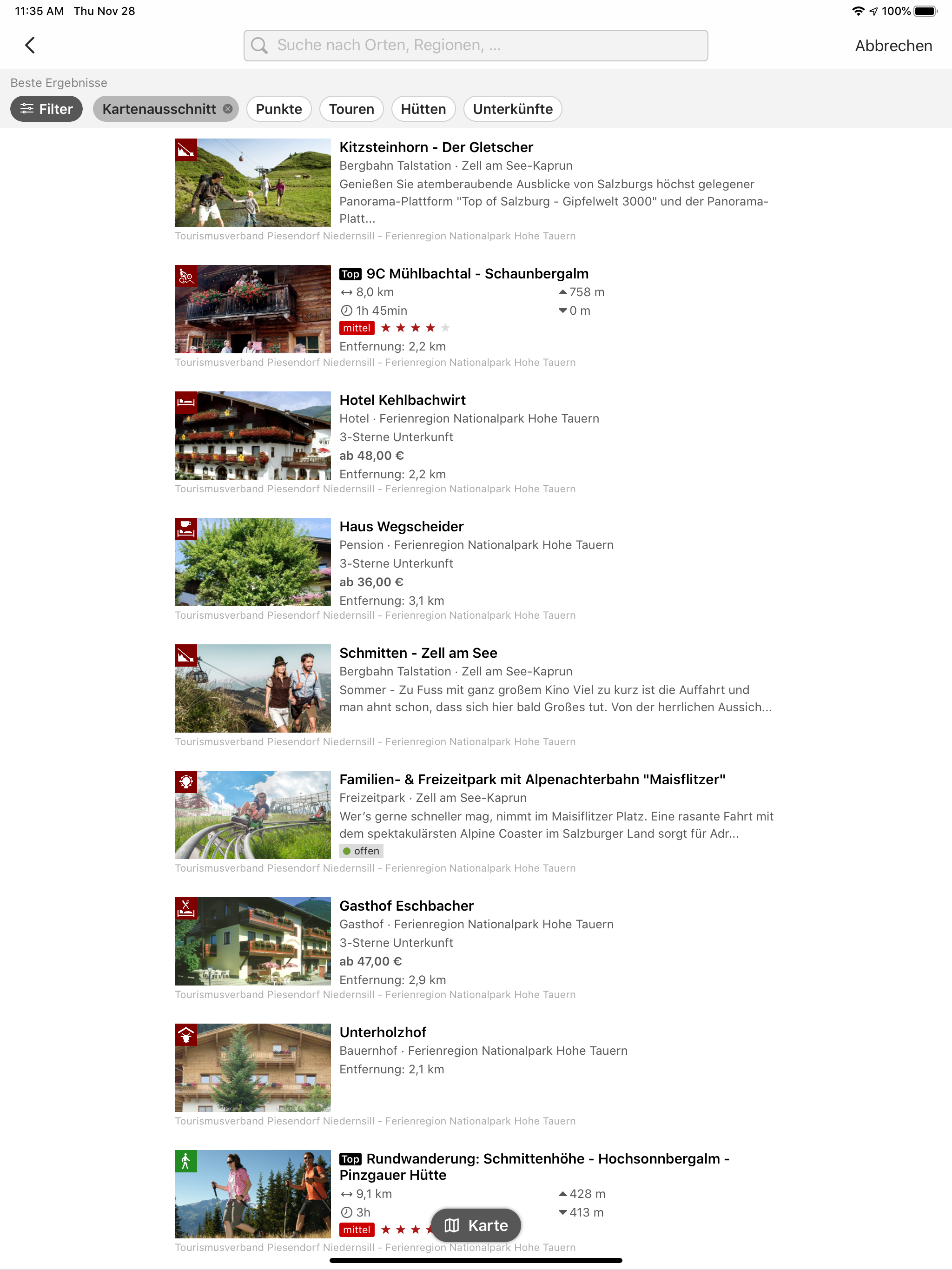 Piesendorf Niedernsill erleben screenshot 8