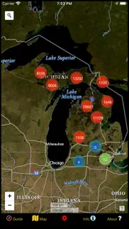 michigan mushroom forager map! iphone screenshot 3