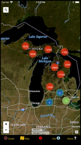 Michigan Mushroom Forager Map! screenshot