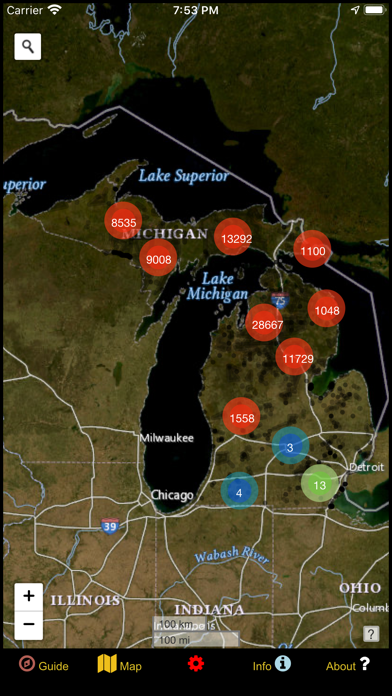 Michigan Mushroom Forager Map! Screenshot