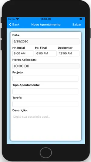 Timesheet Mazars screenshot 3