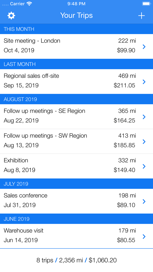 Business Trip Tracker - 2.2.1 - (iOS)