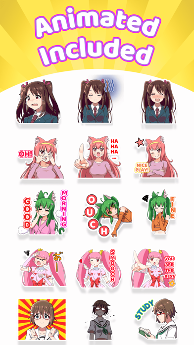 Screenshot #3 pour Anime Stickers ⋆