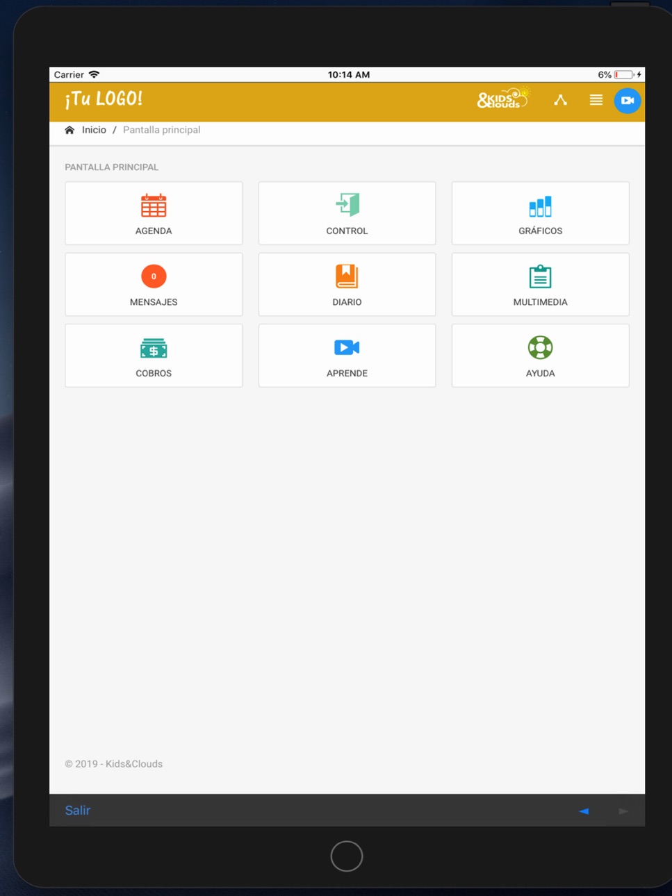 iPad screenshot