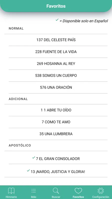 Himnario Lldm Inglés - Español screenshot 7 of 10