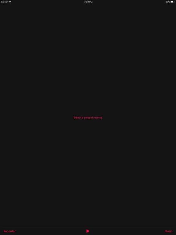Screenshot #4 pour Reverse Music Player Pro