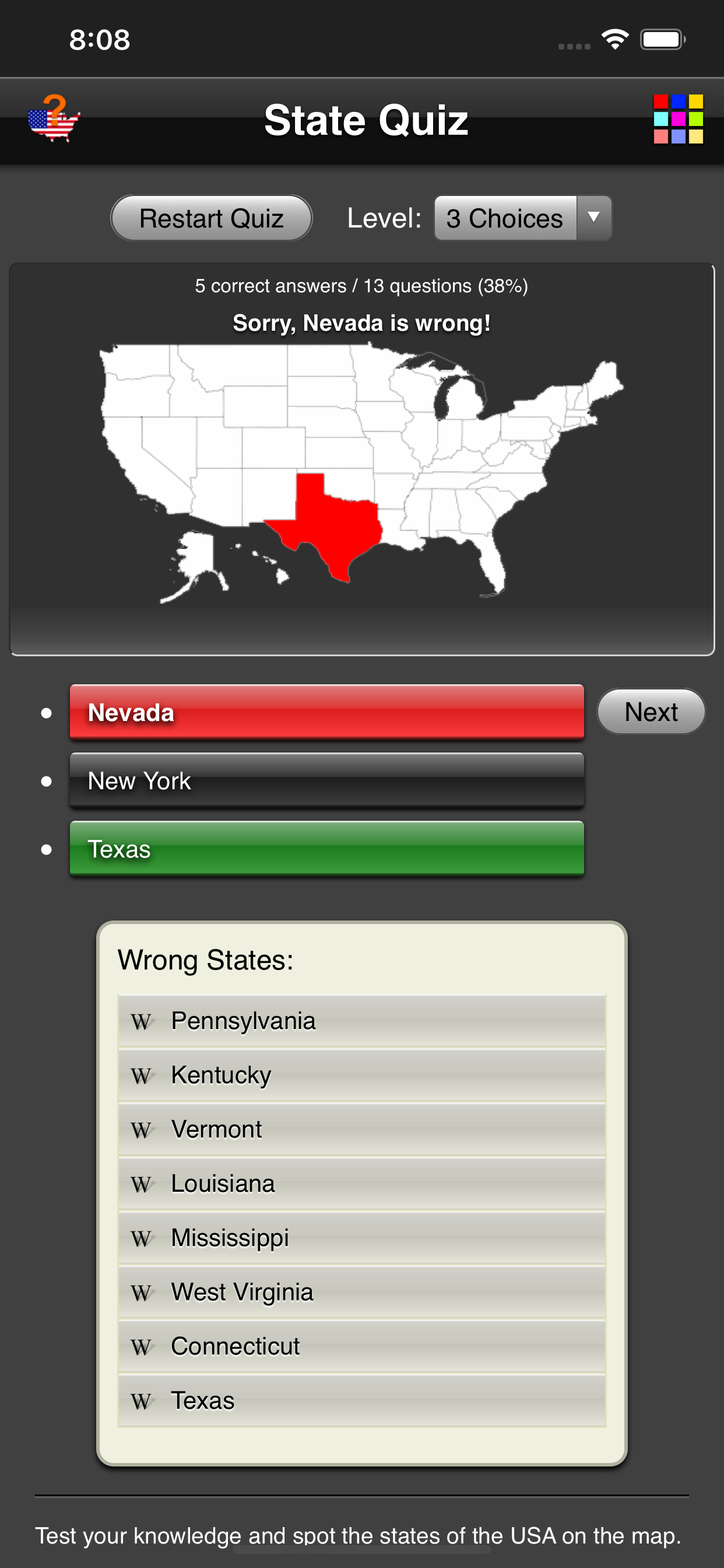 State Quiz screenshot 3