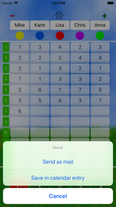 Mini Golf Score Card screenshot 3
