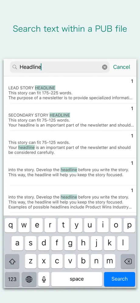 PUB Reader - for MS Publisher