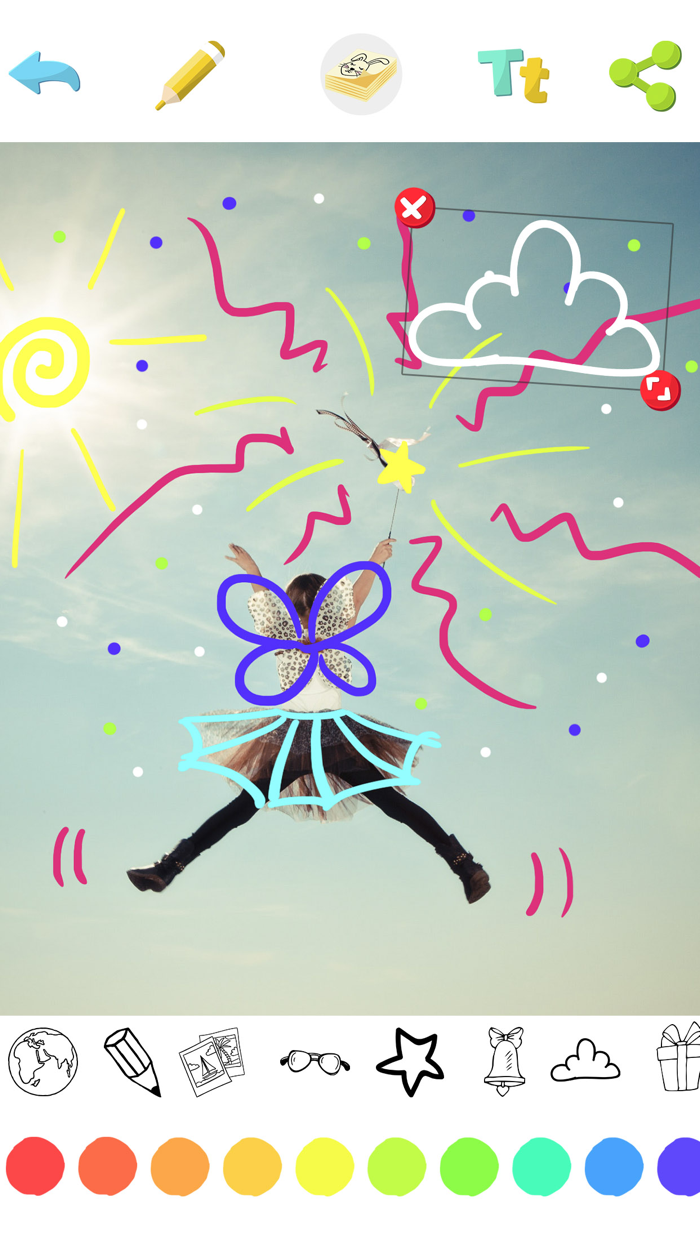 Draw on Images – Add Stickers