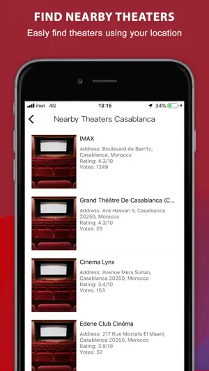 Tea TV Movies & Theater Finder screenshot 6