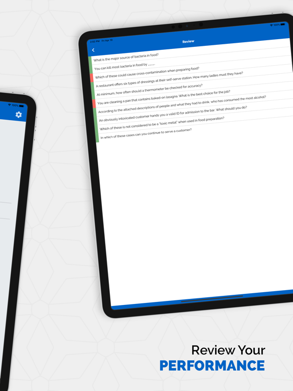ServSafe Practice Tests iPad screenshot 4 - Food & Drink app