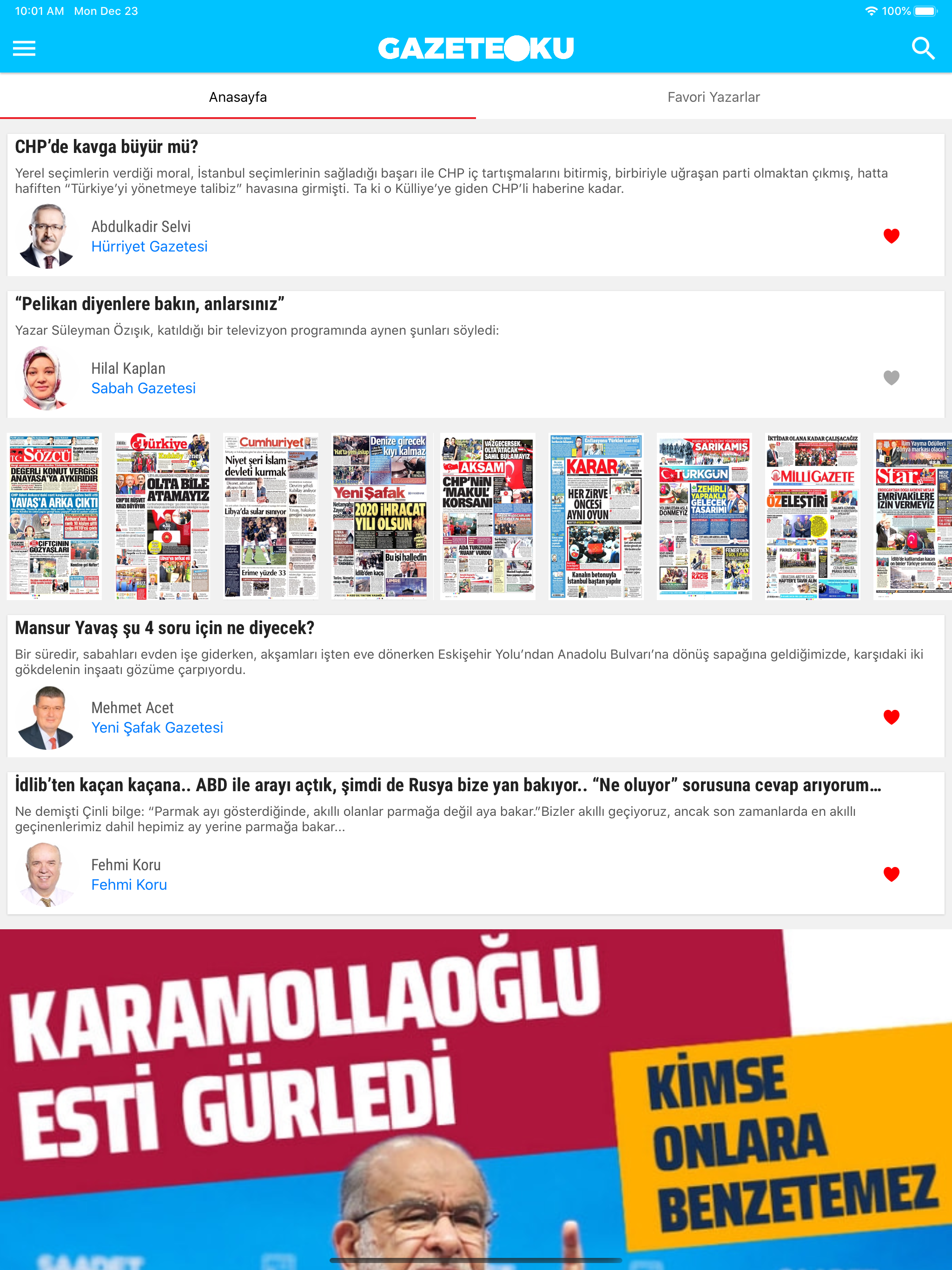 Gazete Oku - İnternet Haber