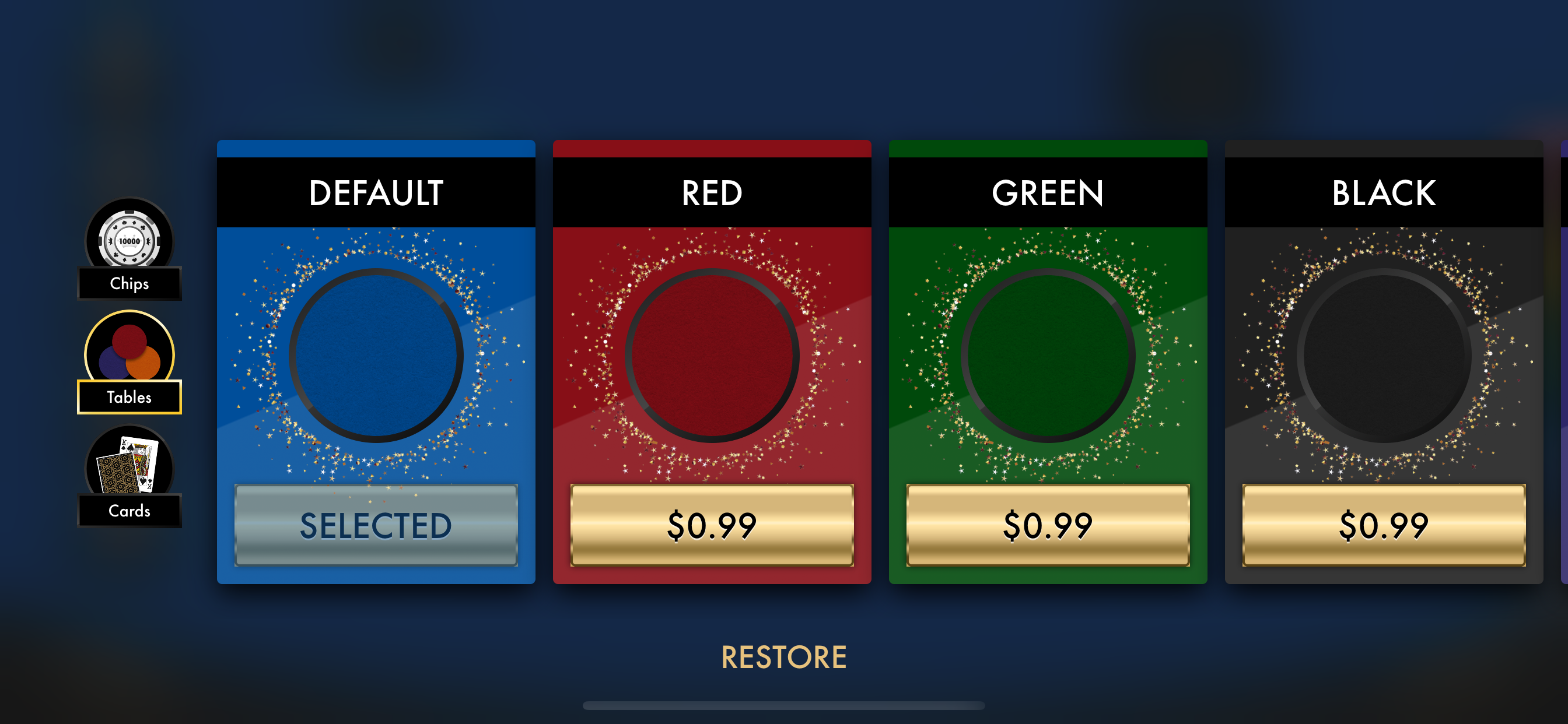 5 Card War Table Game screenshot 4
