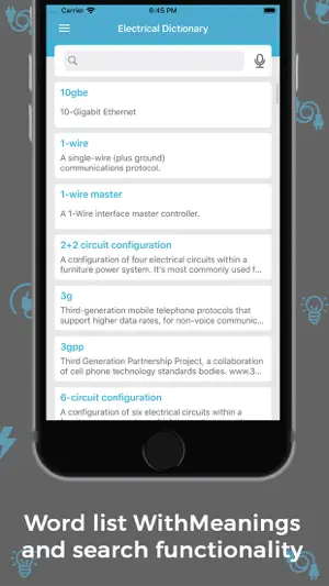 Electrical Dictionary :Offline screenshot 2