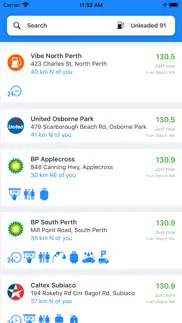 fuel map australia iphone screenshot 2