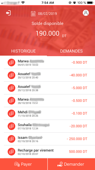 Paymee - Porte-monnaie digital Screenshot