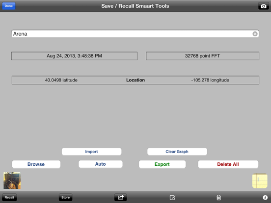 SmaartTools Single Channel RTA iPad app afbeelding 4
