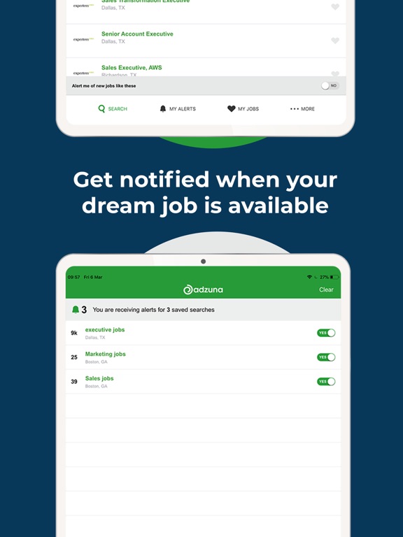 Adzuna Job Search iPad screenshot 3 - Business app
