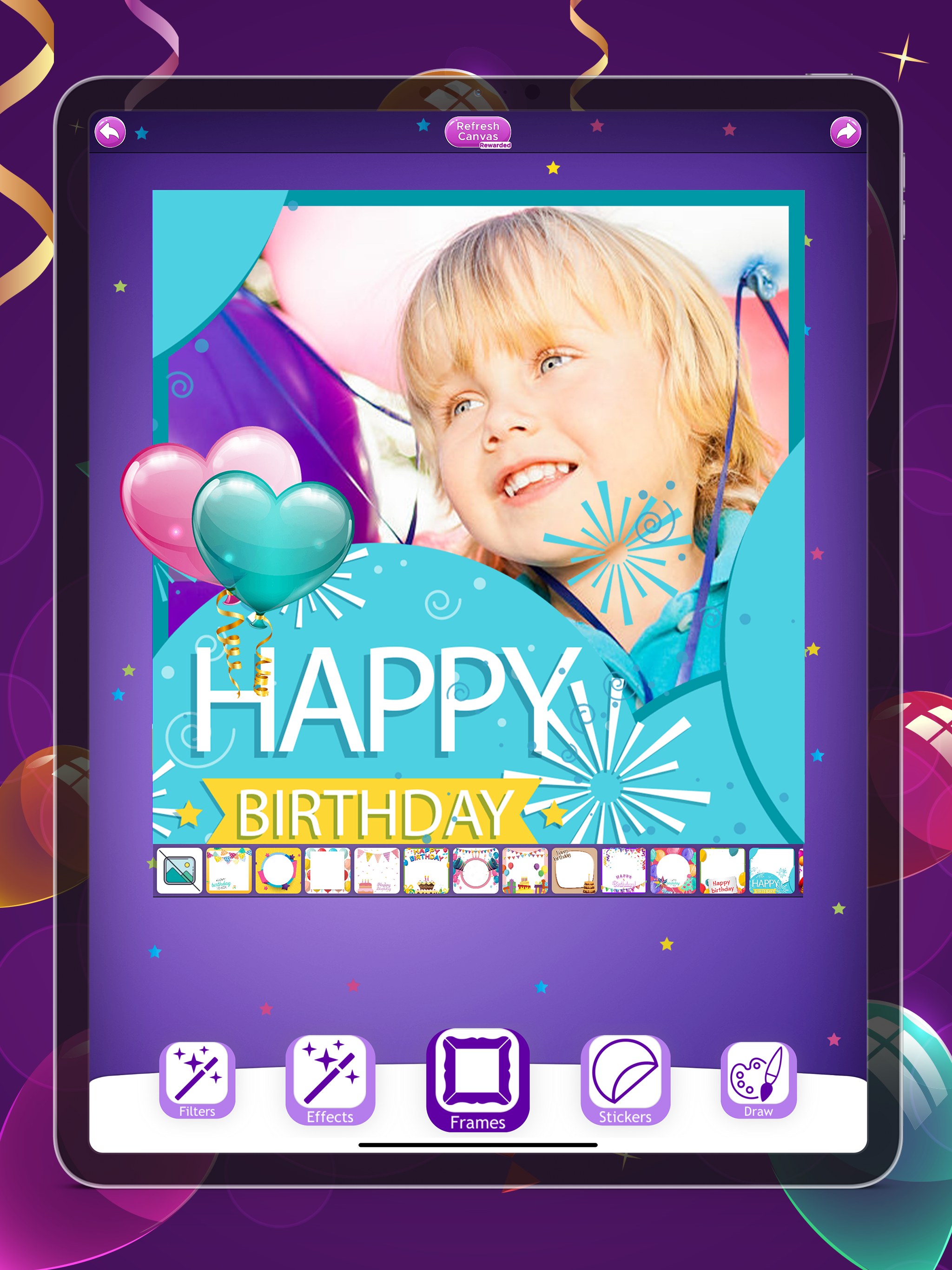 Happy B-day Frames & Stickers screenshot 11