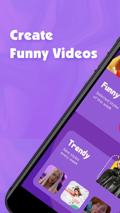 Super Funny Video Maker iPhone screenshot 1 - Entertainment app