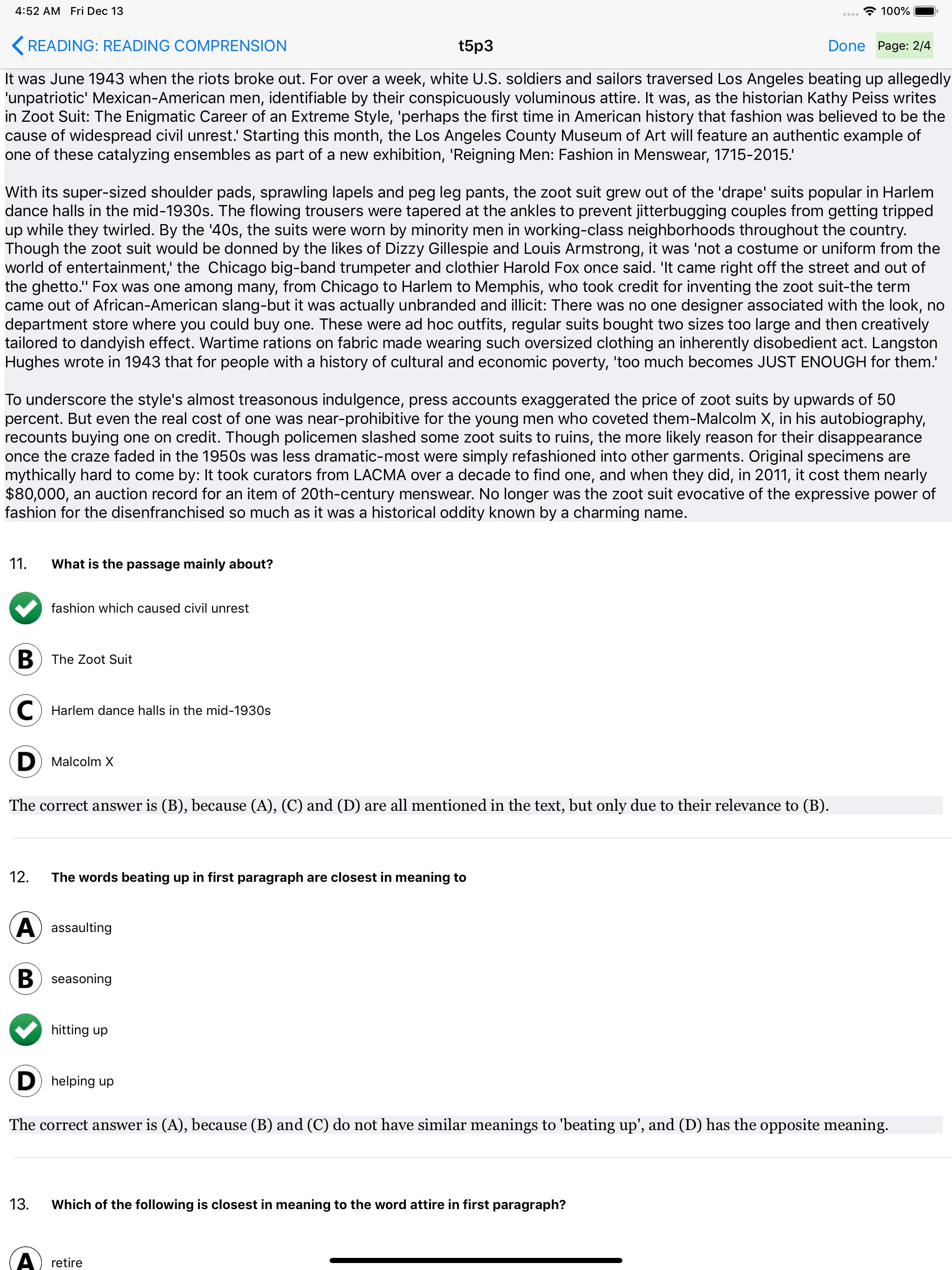 25 Test For TOEFL® Practice