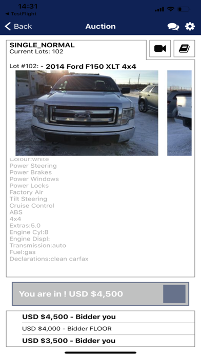 Barrie Auto Auction Live Screenshot