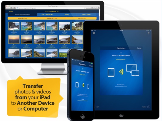 Photo Transfer App PRO iPad app afbeelding 5