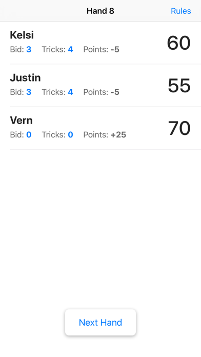 Screenshot #3 pour Mormon Bridge Scorecard