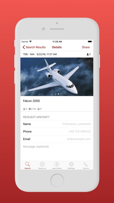 Zephyr Jets iPhone screenshot 6 - Business app