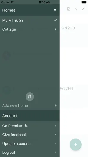 Home Log screenshot 2