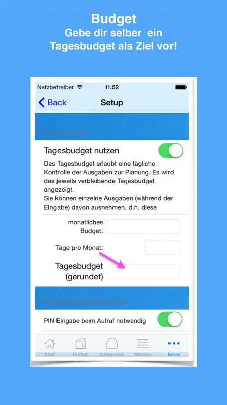 Haushaltsbuch to go screenshot 8 of 8