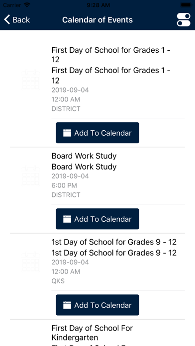 Vienna Public School District app screenshot