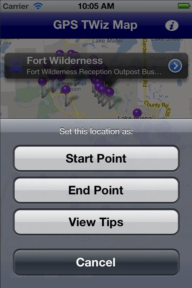 GPS Transportation Wizard WDW screenshot 2