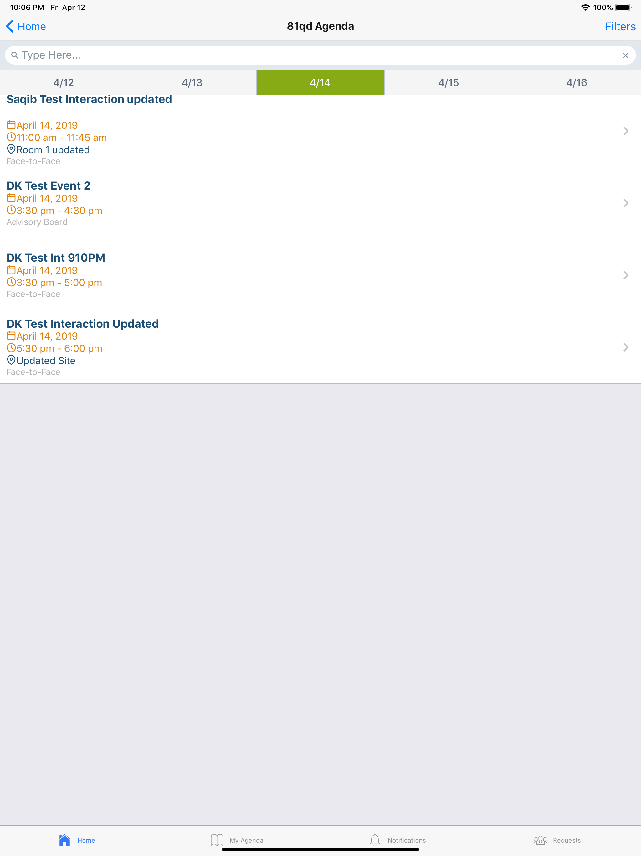 Congress Event Tracker screenshot 10