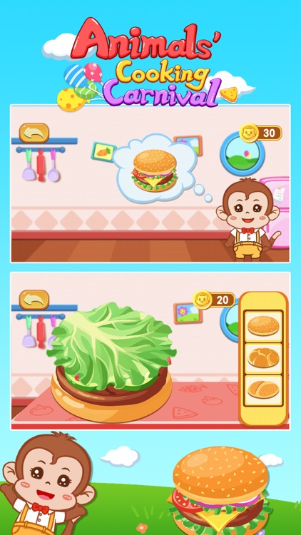 Animals Cooking Carnival screenshot-0