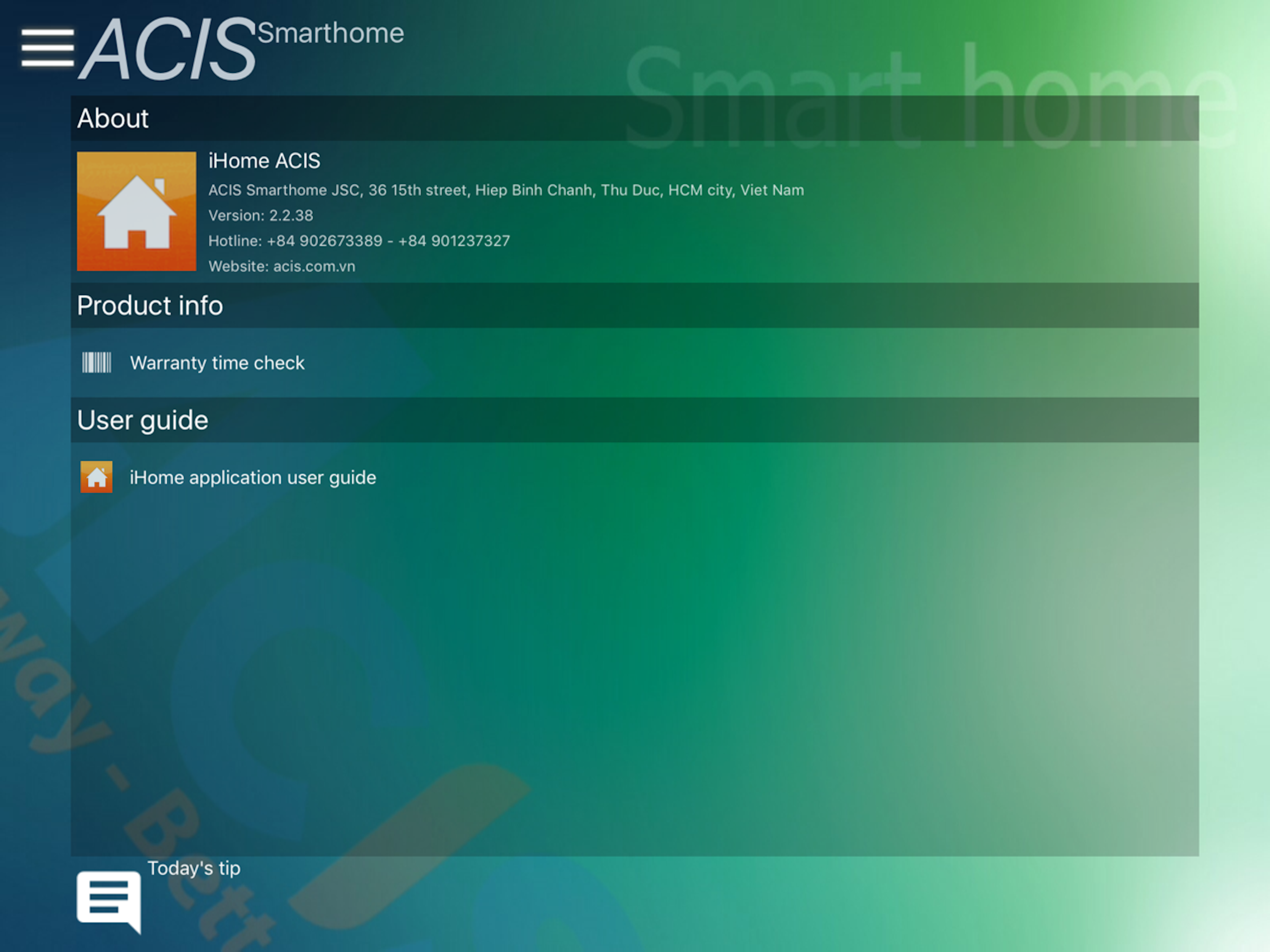 iHome-ACIS