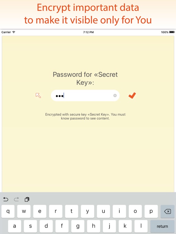 In Folders – Notes and Photos iPad screenshot 5 - Productivity app