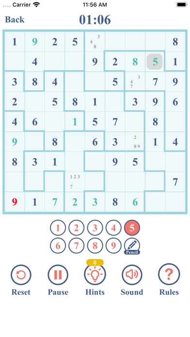 Jigsaw Sudoku Challenge Screenshot