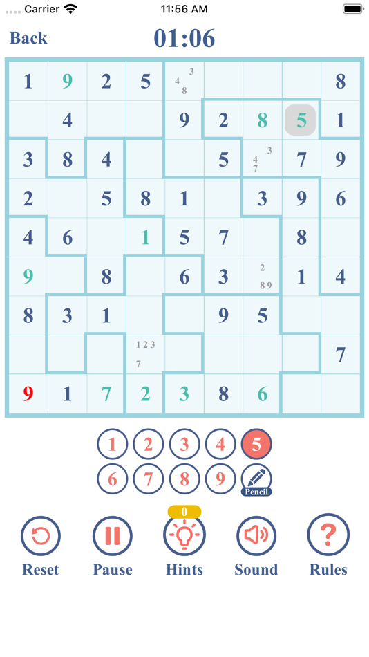 #2. Jigsaw Sudoku Challenge (iOS) By: Alven Kam