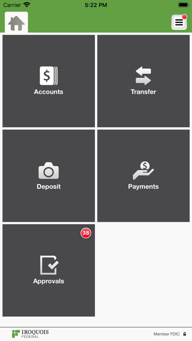 Iroquois Federal Business Screenshot