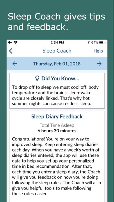 Insomnia Coach Screenshot