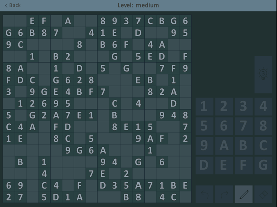 Sudoku Plus iPad screenshot