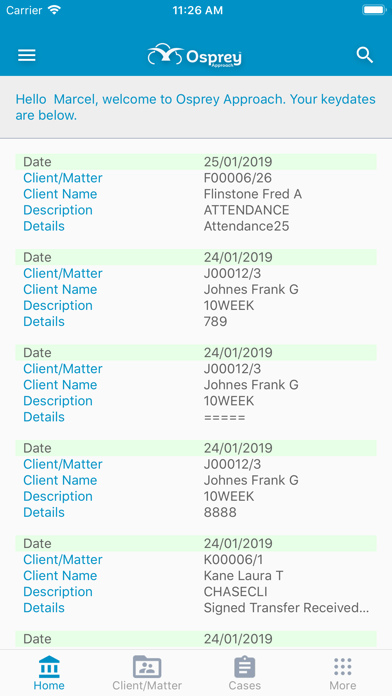Osprey Approach Conveyancing Screenshot 1 - AppWisp.com Osprey Approach Conveyancing Screenshot 1 - AppWisp.com