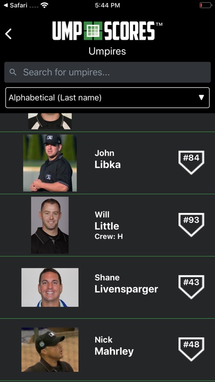 UmpScores