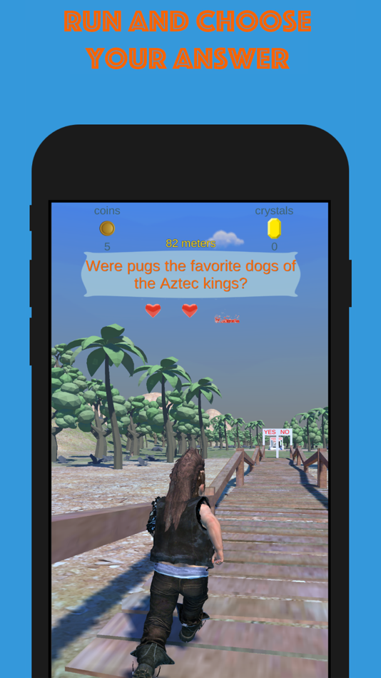 #4. Choose: 3D Running Trivia (iOS) 由: Alper Gonen