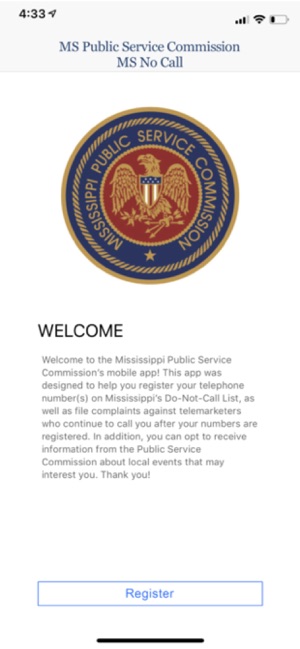 PSC No-Call Mobile Application