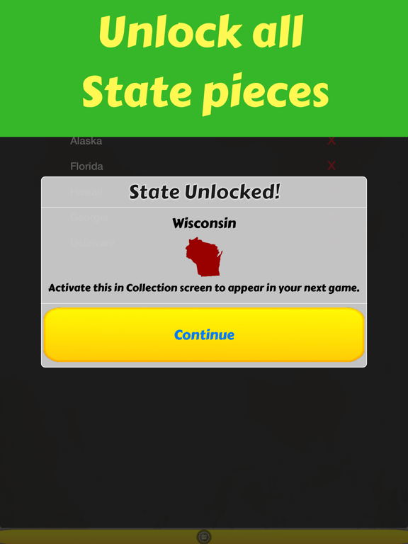 50 States and Capitals iPad screenshot 3 - Education app